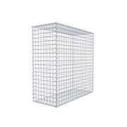 Gabione 100 cm x 100 cm x 40 cm (L x H x T), Maschenweite 5 cm x 5 cm, Spirale