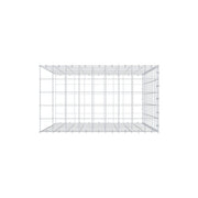 Anbaugabione Typ 2 100 cm x 90 cm x 50 cm (L x H x T), Maschenweite 10 cm x 10 cm, C-Ring
