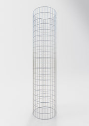 Gabionensäule rund 47 cm Durchmesser, 200 cm Höhe, Maschenweite 5 cm x 10 cm