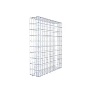 Gabione 100 cm x 80 cm x 20 cm (L x H x T), Maschenweite 5 cm x 10 cm, C-Ring