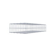 Gabione 100 cm x 20 cm x 50 cm (L x H x T), Maschenweite 5 cm x 10 cm, C-Ring