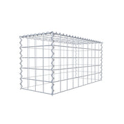 Anbaugabione Typ 3 100 cm x 50 cm x 40 cm (L x H x T), Maschenweite 10 cm x 10 cm, Spirale