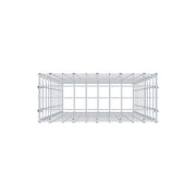 Anbaugabione Typ 3 100 cm x 50 cm x 20 cm (L x H x T), Maschenweite 5 cm x 10 cm, C-Ring