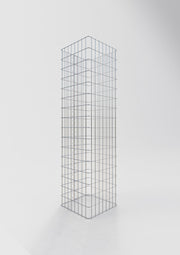 Gabionensäule eckig 42 cm x 42 cm, 160 cm Höhe, MW 5 cm x 10 cm
