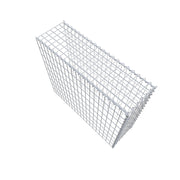 Anbaugabione Typ 4 100 cm x 90 cm x 30 cm (L x H x T), Maschenweite 5 cm x 10 cm, Spirale