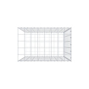 Anbaugabione Typ 2 100 cm x 80 cm x 50 cm (L x H x T), Maschenweite 10 cm x 10 cm, C-Ring