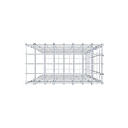 Anbaugabione Typ 2 100 cm x 40 cm x 20 cm, Maschenweite 5 cm x 10 cm, C-Ring