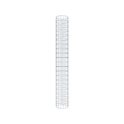 Gabionensäule rund feuerverzinkt, 27 cm Durchmesser, 200 cm Höhe, MW 5 cm x 10 cm