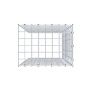 Anbaugabione Typ 4 80 cm x 40 cm x 30 cm (L x H x T), Maschenweite 5 cm x 5 cm, C-Ring