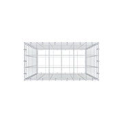 Gabione 100 cm x 60 cm x 30 cm (L x H x T), Maschenweite 10 cm x 10 cm, C-Ring