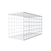 Anbaugabione Typ 2 100 cm x 60 cm x 50 cm (L x H x T), Maschenweite 10 cm x 10 cm, Spirale