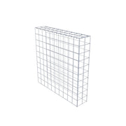 Anbaugabione Typ 4 100 cm x 100 cm x 20 cm (L x H x T), Maschenweite 10 cm x 10 cm, C-Ring