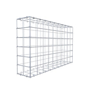 Gabione 100 cm x 60 cm x 20 cm (L x H x T), Maschenweite 10 cm x 10 cm, C-Ring