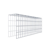 Anbaugabione Typ 4 100 cm x 40 cm x 20 cm (L x H x T), Maschenweite 5 cm x 10 cm, C-Ring