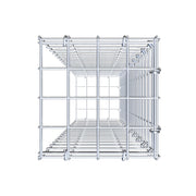 Anbaugabione Typ 2 100 cm x 20 cm x 20 cm (L x H x T), Maschenweite 5 cm x 5 cm, C-Ring