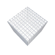 Gabione 50 cm x 50 cm x 50 cm (L x H x T), Maschenweite 5 cm x 5 cm, C-Ring