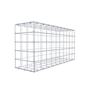 Gabione 100 cm x 50 cm x 30 cm (L x H x T), Maschenweite 10 cm x 10 cm, C-Ring