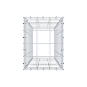 Anbaugabione Typ 3 100 cm x 30 cm x 40 cm (L x H x T), Maschenweite 10 cm x 10 cm, C-Ring