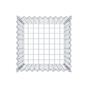 Anbaugabione Typ 3 50 cm x 50 cm x 50 cm (L x H x T), Maschenweite 5 cm x 10 cm, Spirale