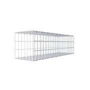 Anbaugabione Typ 2 100 cm x 30 cm x 30 cm, Maschenweite 5 cm x 10 cm, C-Ring