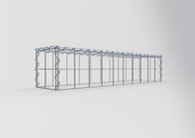 Anbaugabione Typ 3 100 cm x 20 cm x 20 cm (L x H x T), Maschenweite 10 cm x 10 cm, Spirale