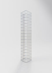 Gabionensäule eckig 27 cm x 27 cm, 160 cm Höhe, MW 5 cm x 10 cm