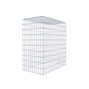 Anbaugabione Typ 3 100 cm x 90 cm x 50 cm (L x H x T), Maschenweite 5 cm x 10 cm, C-Ring