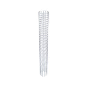 Gabionensäule rund feuerverzinkt, 22 cm Durchmesser, 200 cm Höhe, MW 5 cm x 5 cm