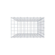Anbaugabione Typ 2 100 cm x 50 cm x 30 cm, Maschenweite 5 cm x 10 cm, C-Ring