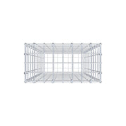 Gabione 100 cm x 40 cm x 20 cm (L x H x T), Maschenweite 5 cm x 10 cm, C-Ring