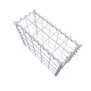 Anbaugabione Typ 3 50 cm x 40 cm x 20 cm (L x H x T), Maschenweite 10 cm x 10 cm, Spirale