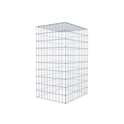 Anbaugabione Typ 3 100 cm x 60 cm x 50 cm (L x H x T), Maschenweite 5 cm x 10 cm, C-Ring