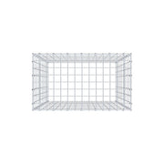 Anbaugabione Typ 3 100 cm x 70 cm x 40 cm (L x H x T), Maschenweite 5 cm x 10 cm, C-Ring