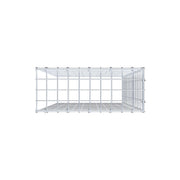 Anbaugabione Typ 4 100 cm x 50 cm x 20 cm (L x H x T), Maschenweite 5 cm x 5 cm, C-Ring