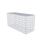 Kuvido Gabione 80 cm x 40 cm x 30 cm (L x H x T), Maschenweite 5 x 5 cm, Spiralring