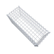 Anbaugabione Typ 3 80 cm x 40 cm x 30 cm (L x H x T), Maschenweite 5 cm x 5 cm, Spirale