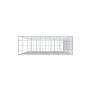 Anbaugabione Typ 2 100 cm x 60 cm x 20 cm (L x H x T), Maschenweite 5 cm x 5 cm, C-Ring