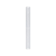 Gabionensäule rund 22 cm Durchmesser, 230 cm Höhe, Maschenweite 5 cm x 5 cm