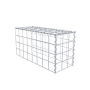Anbaugabione Typ 4 80 cm x 40 cm x 30 cm (L x H x T), Maschenweite 10 cm x 10 cm, Spirale