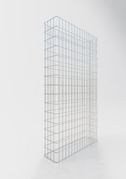 Gabionenzaun Länge 82 cm, Höhe 180 cm, Tiefe 22 cm, Maschenweite 5 x 10 cm