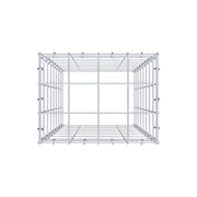 Anbaugabione Typ 3 80 cm x 40 cm x 30 cm (L x H x T), Maschenweite 10 cm x 10 cm, C-Ring