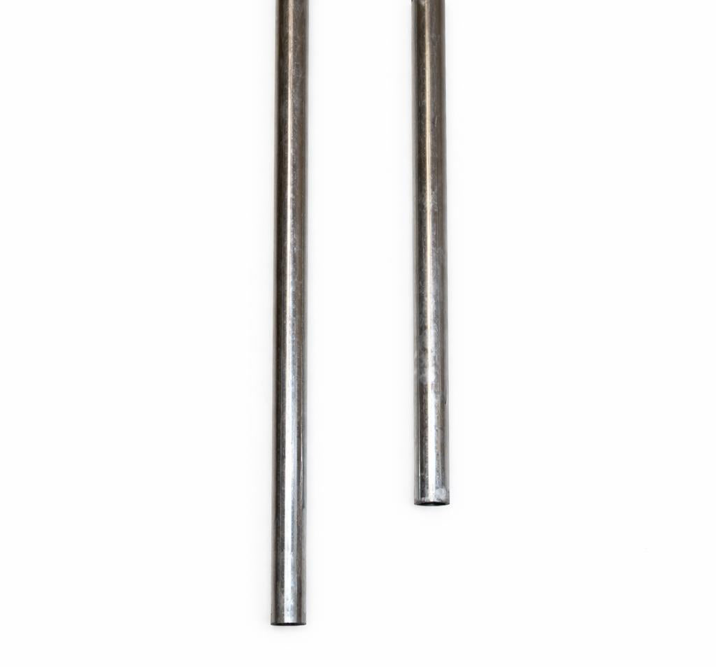 Zaunpfosten aus feuerverzinktem Rundrohr Ø32 mm