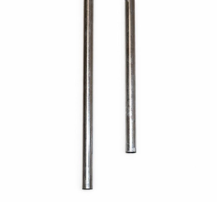 Zaunpfosten aus feuerverzinktem Rundrohr Ø32 mm