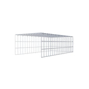 Anbaugabione Typ 4 100 cm x 30 cm x 50 cm (L x H x T), Maschenweite 5 cm x 10 cm, C-Ring