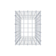 Anbaugabione Typ 3 100 cm x 30 cm x 40 cm (L x H x T), Maschenweite 5 cm x 10 cm, C-Ring