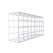 Anbaugabione Typ 2 80 cm x 40 cm x 20 cm (L x H x T), Maschenweite 10 cm x 10 cm, C-Ring