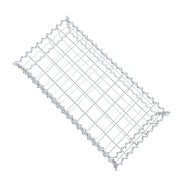 Gabione 100 cm x 20 cm x 50 cm (L x H x T), Maschenweite 10 cm x 10 cm, Spirale