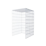 Anbaugabione Typ 4 80 cm x 50 cm x 50 cm (L x H x T), Maschenweite 5 cm x 10 cm, C-Ring