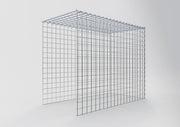 Anbaugabione Typ 4 100 cm x 80 cm x 50 cm (L x H x T), Maschenweite 5 cm x 5 cm, Spirale