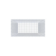 Gabione 200 cm x 100 cm x 50 cm (L x H x T), Maschenweite 5 cm x 5 cm, C-Ring